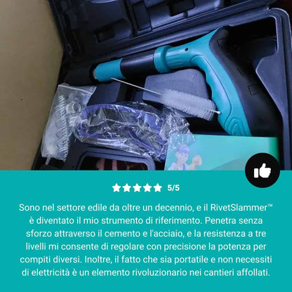 RHINOFIX Rivetslammer PRO – Attrezzo per chiodatura a molla